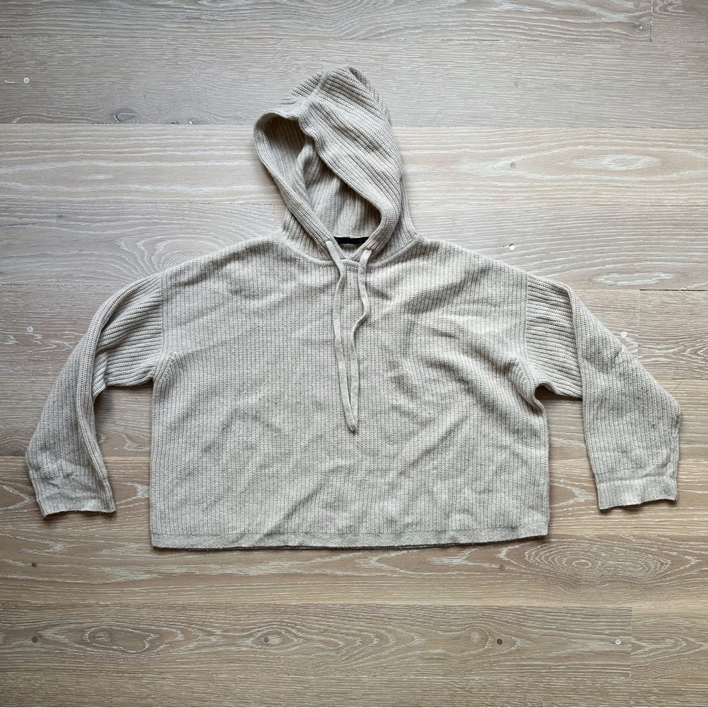 Jenni Kayne Fisherman Hoodie Cashmere